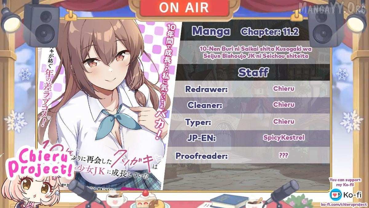 10-Nen Buri ni Saikai shita Kusogaki wa Seijun Bishoujo JK ni Seichou shiteita - Chapter 11.2 - Page 1