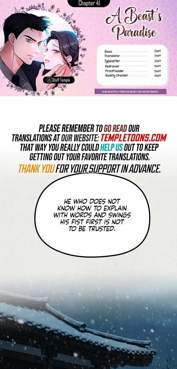 A Beast’s Paradise - Chapter 6.1 - Page 1