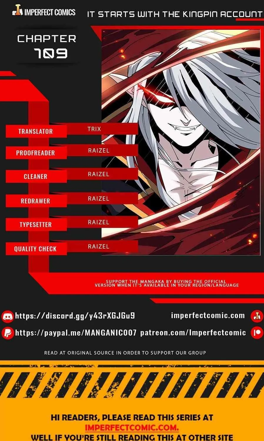 A Beginner With the Mightiest Account - Chapter 109 - Page 1