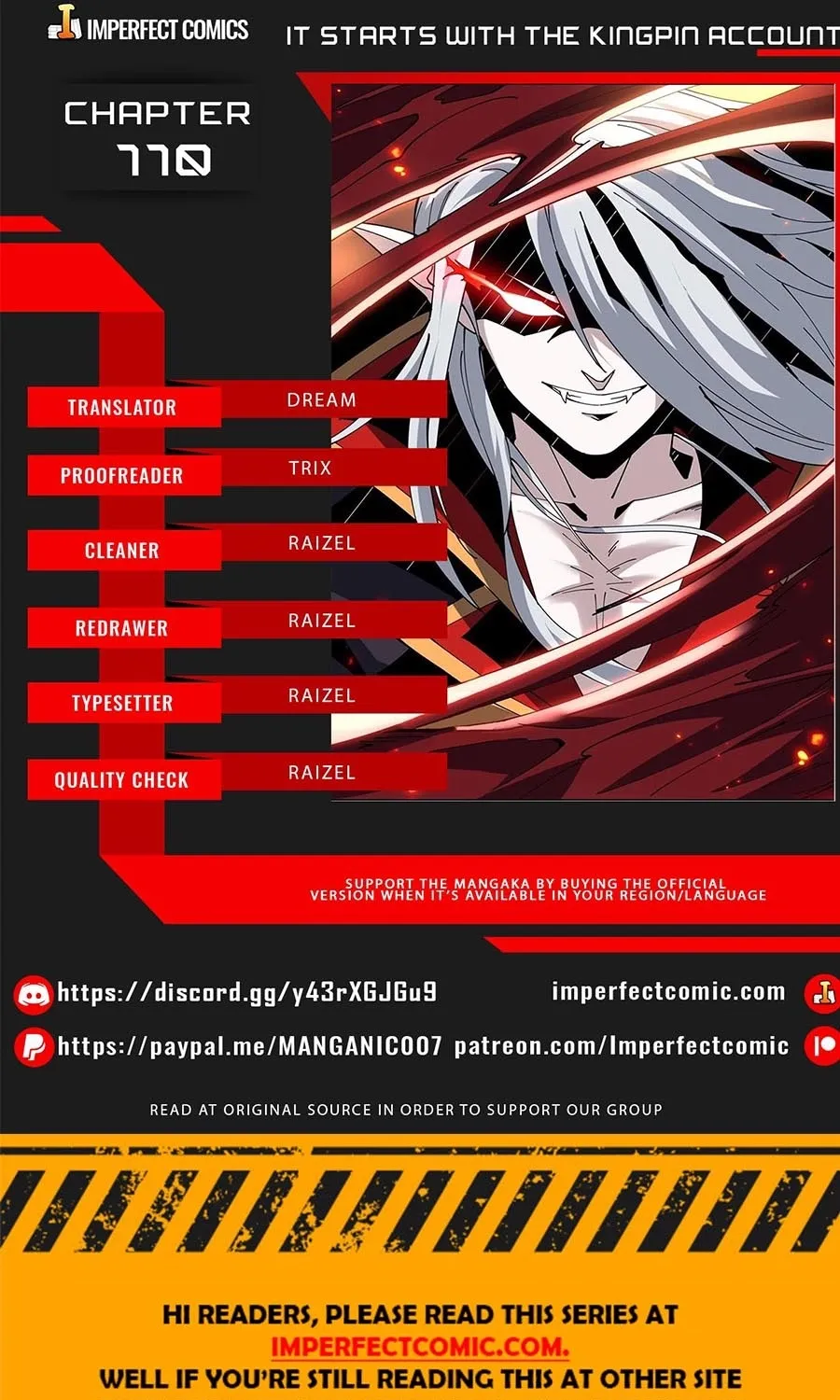 A Beginner With the Mightiest Account - Chapter 110 - Page 1