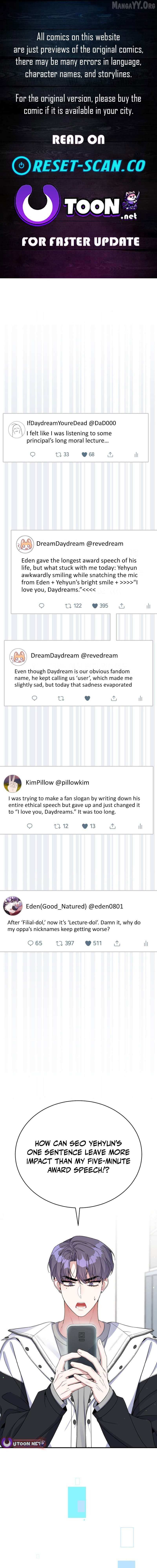 A Blank Slate Regression for the Idol That Lost His Original Mindset - Chapter 74 - Page 1