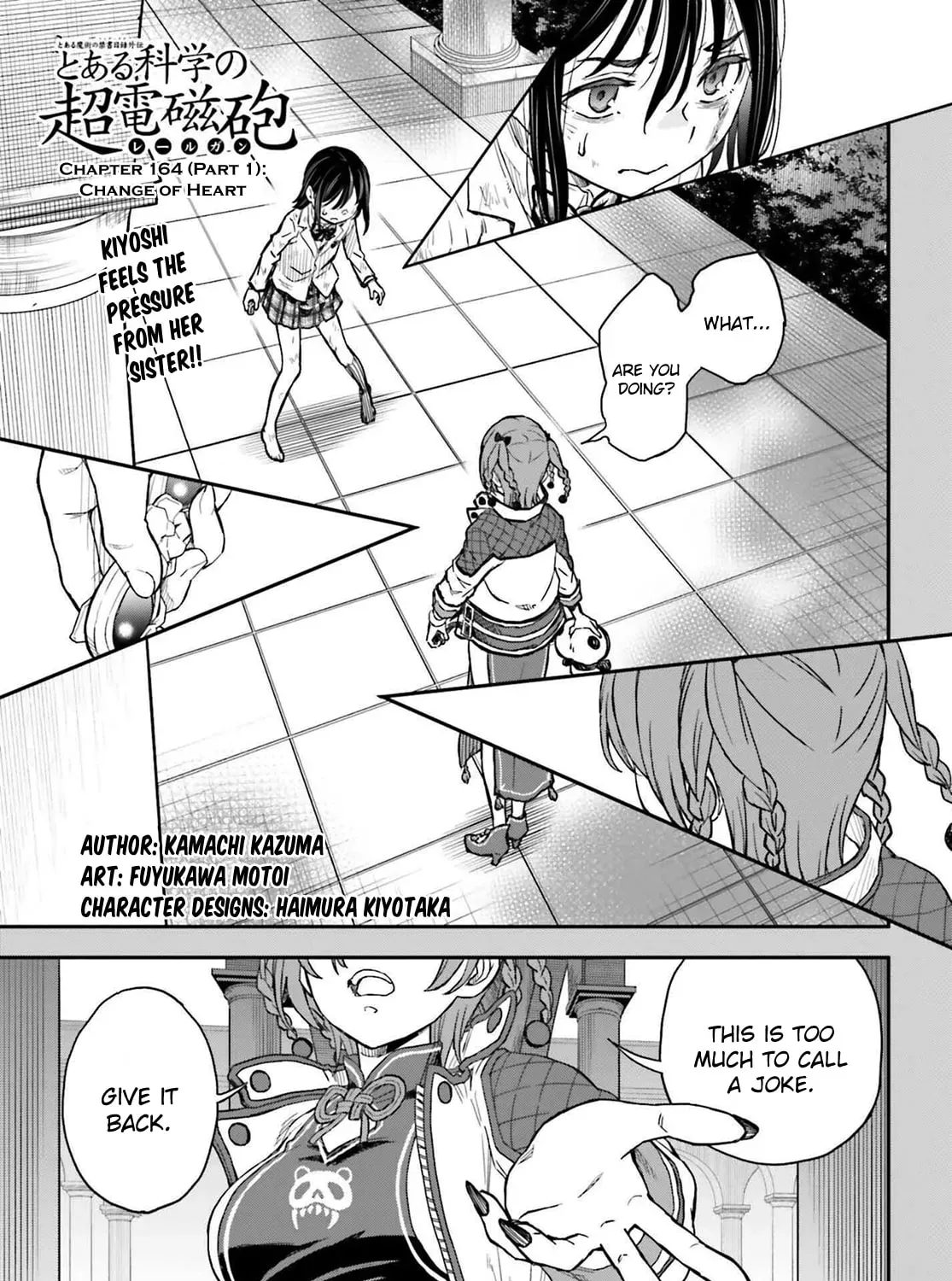 A Certain Scientific Railgun - Chapter 164.1 - Page 1