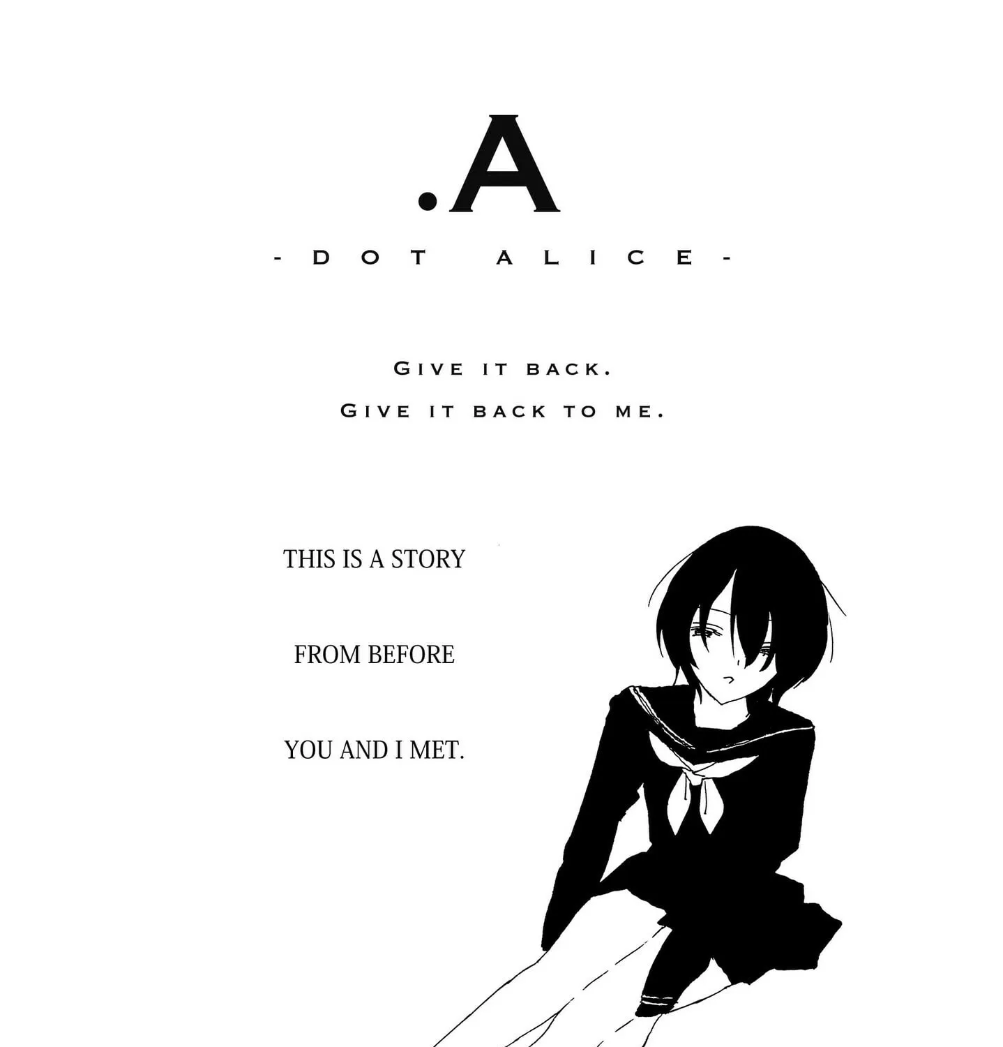 .A -dot Alice- - Chapter 14 - Page 1