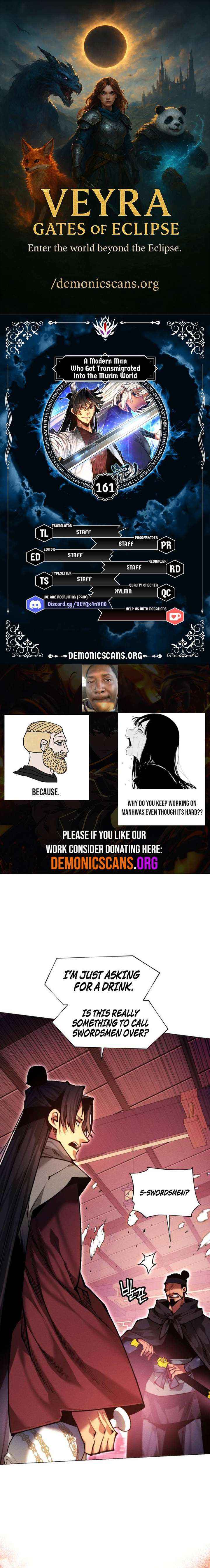 A Modern Man Who Got Transmigrated Into the Murim World - Chapter 161 - Page 1