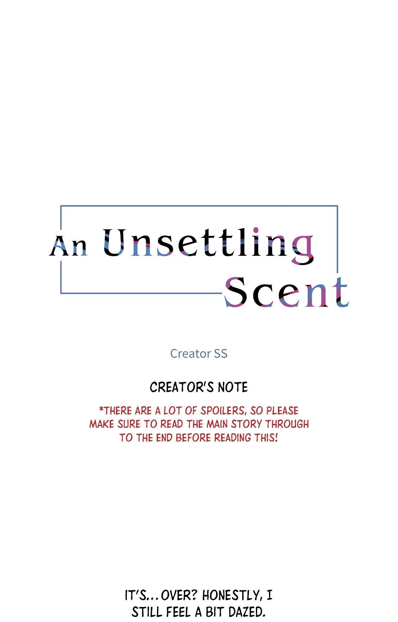 Aesthetics of Unpleasantness - Extra. : Creator's Note - Page 1