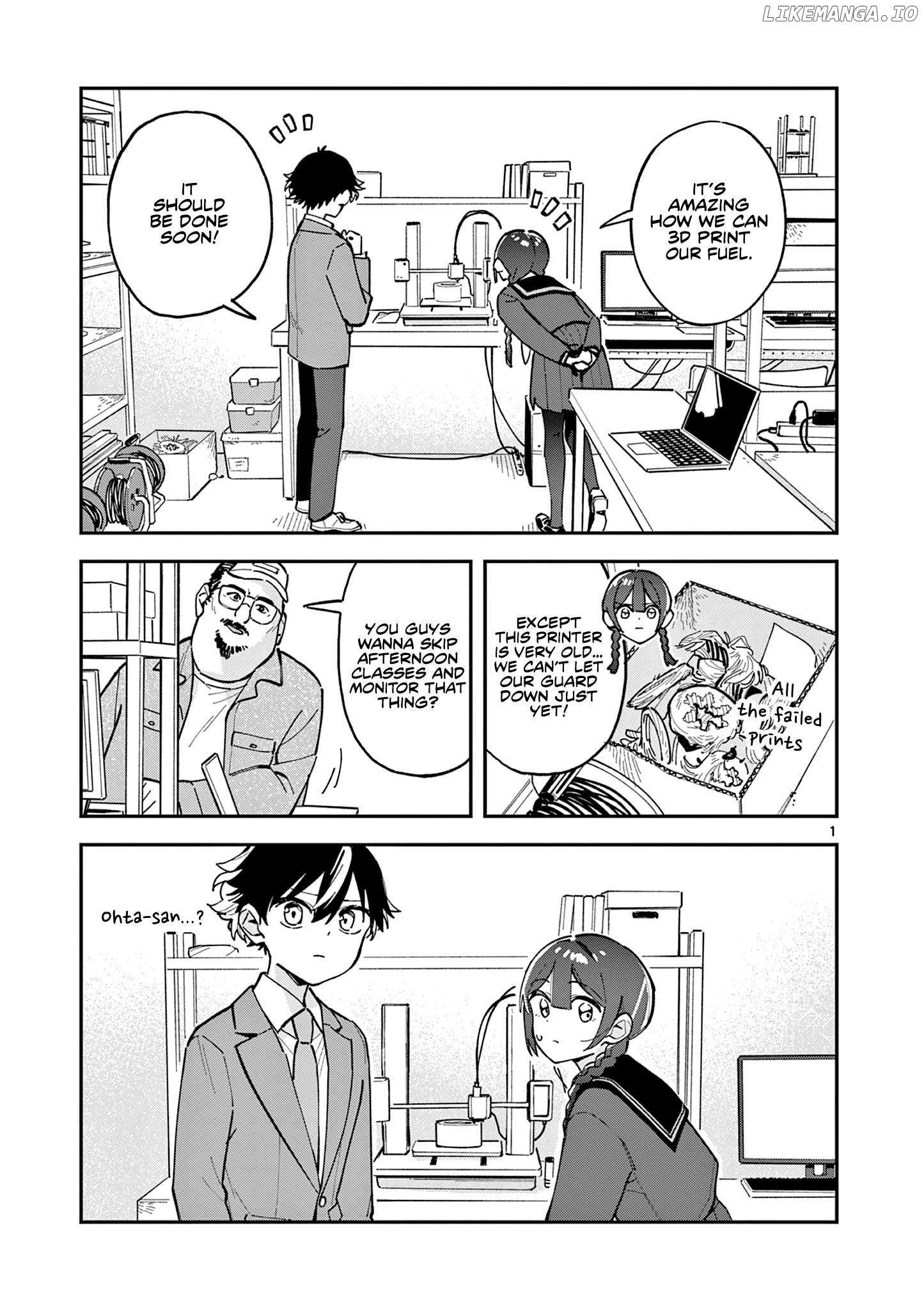 After School, We Wander in Space. - Chapter 12 - Page 1