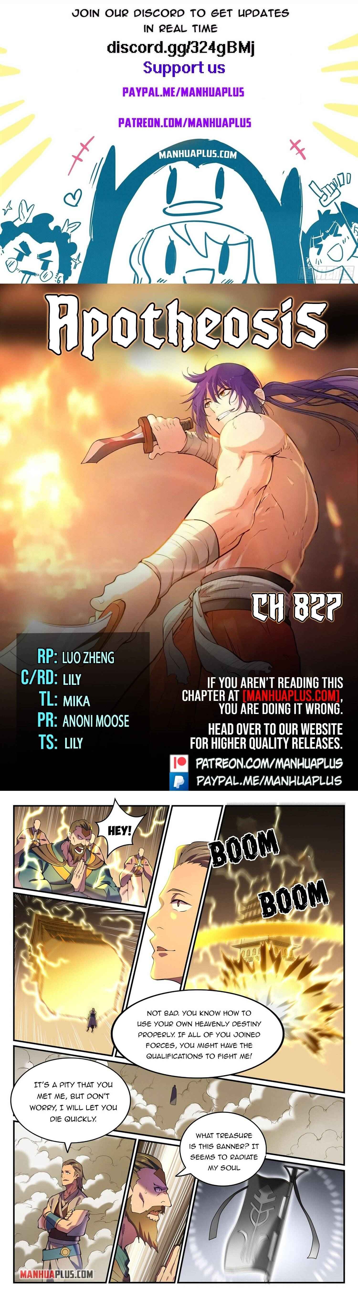 Apotheosis (Reuploaded) - Chapter 827 - Page 1