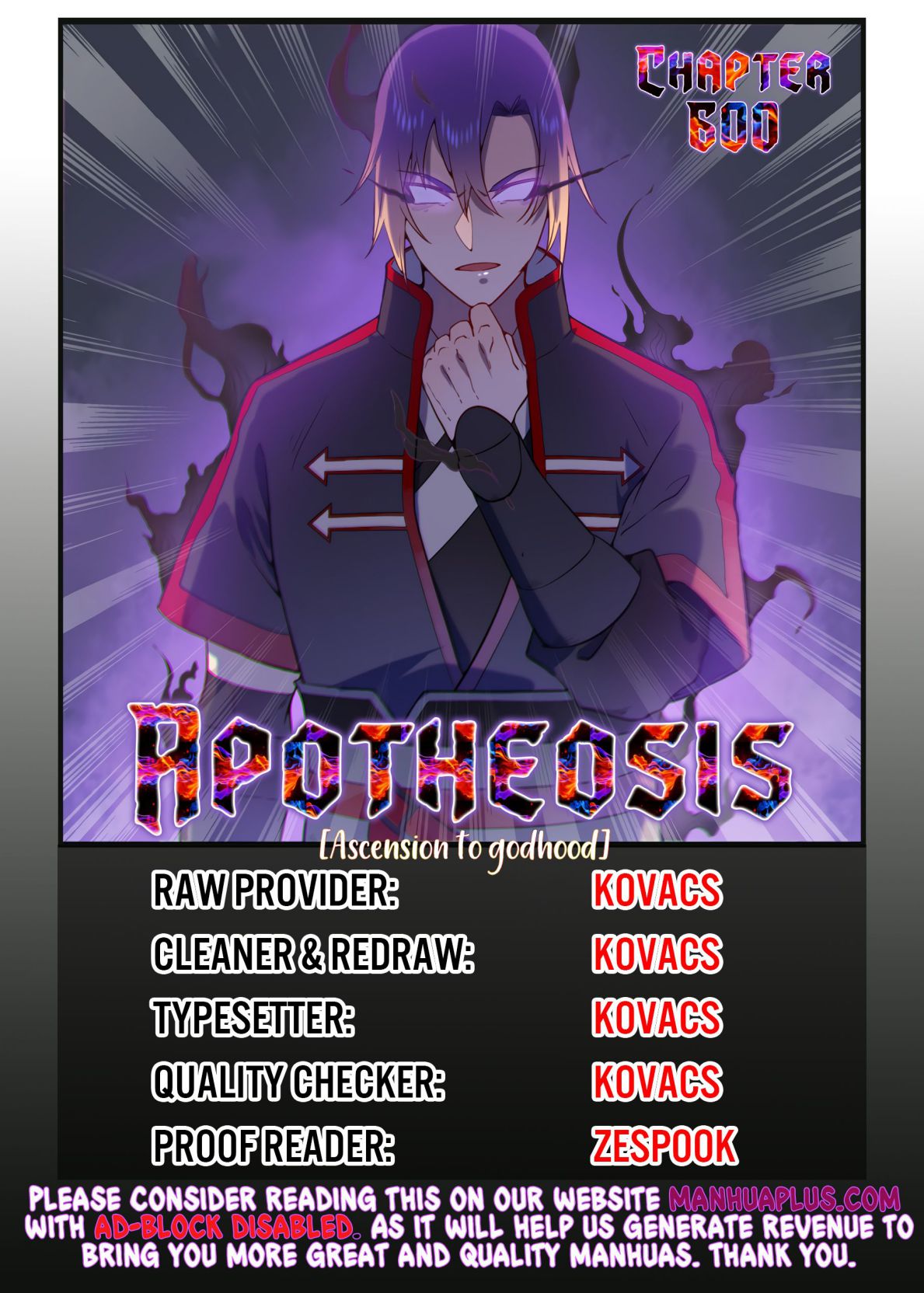 Apotheosis - Chapter 600 - Page 1