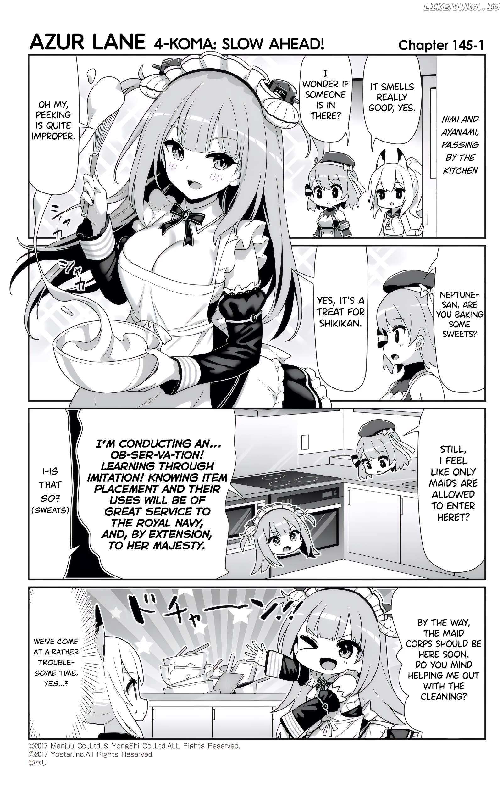 Azur Lane 4-koma: Slow Ahead - Chapter 145 - Page 1