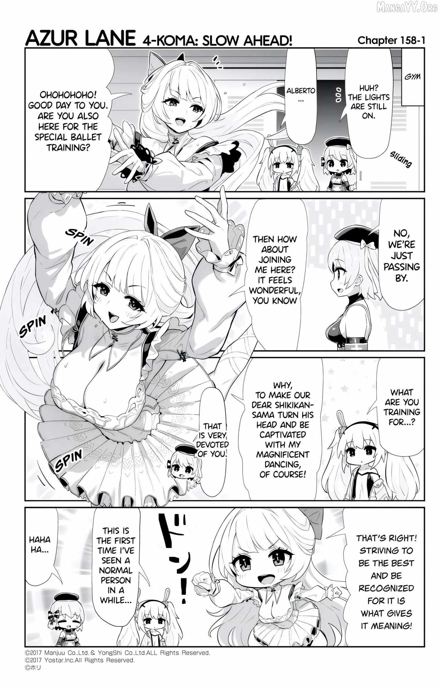 Azur Lane 4-koma: Slow Ahead - Chapter 158 - Page 1