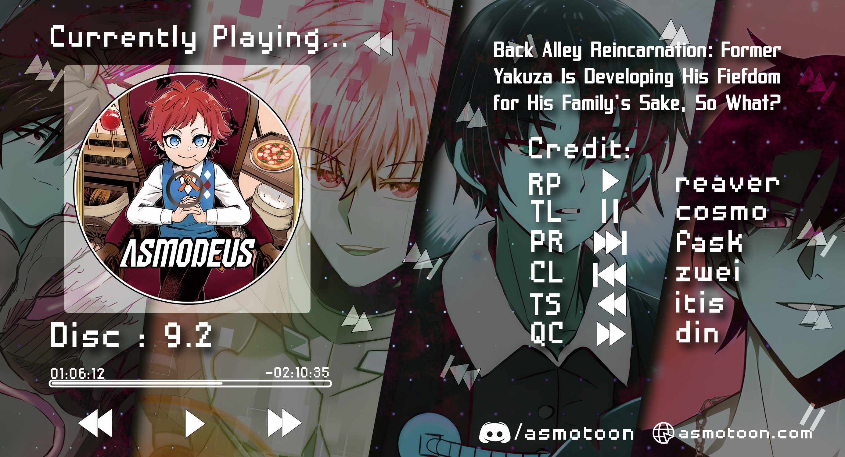 Back Alley Reincarnation: Former Yakuza Is Developing His Fiefdom for His Family's Sake, So What? - Chapter 9.2 - Page 1