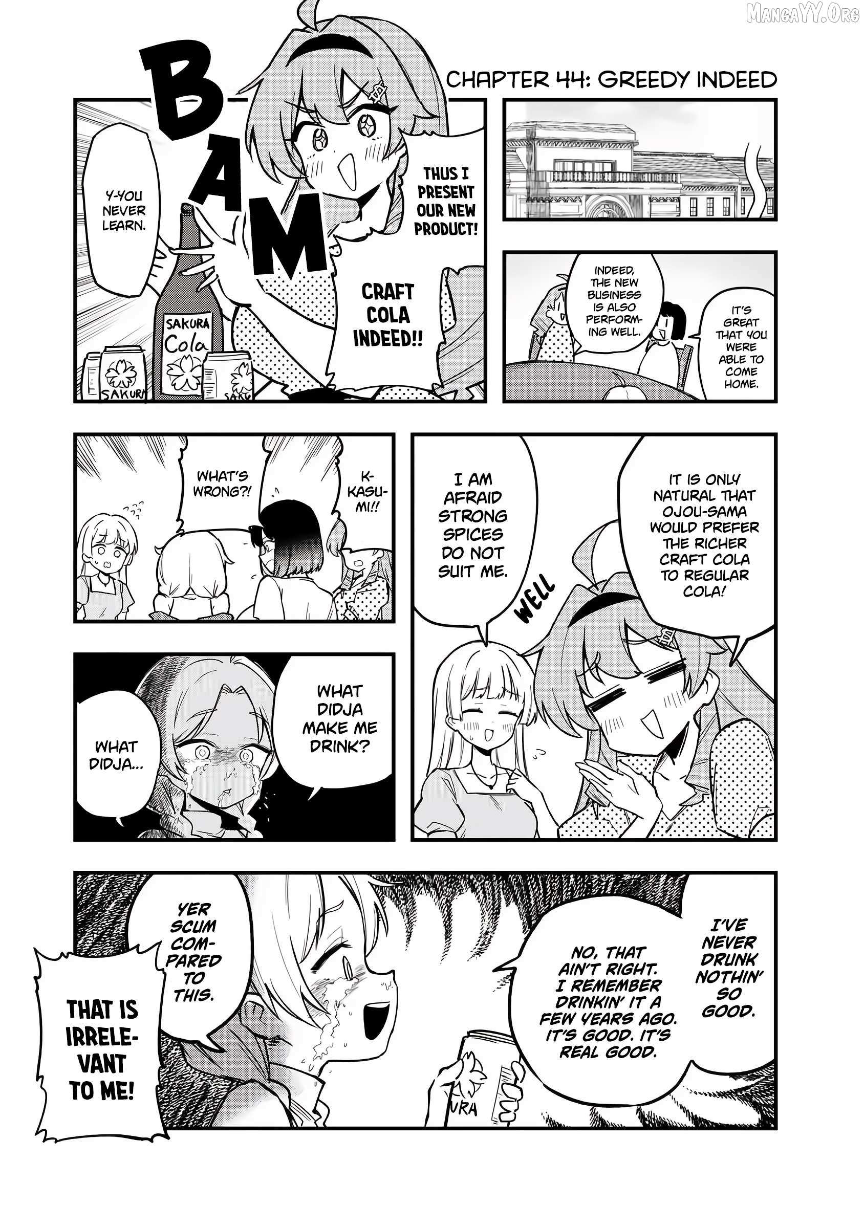 Bakushin Ojou-Sama Dou! - Chapter 44 - Page 1