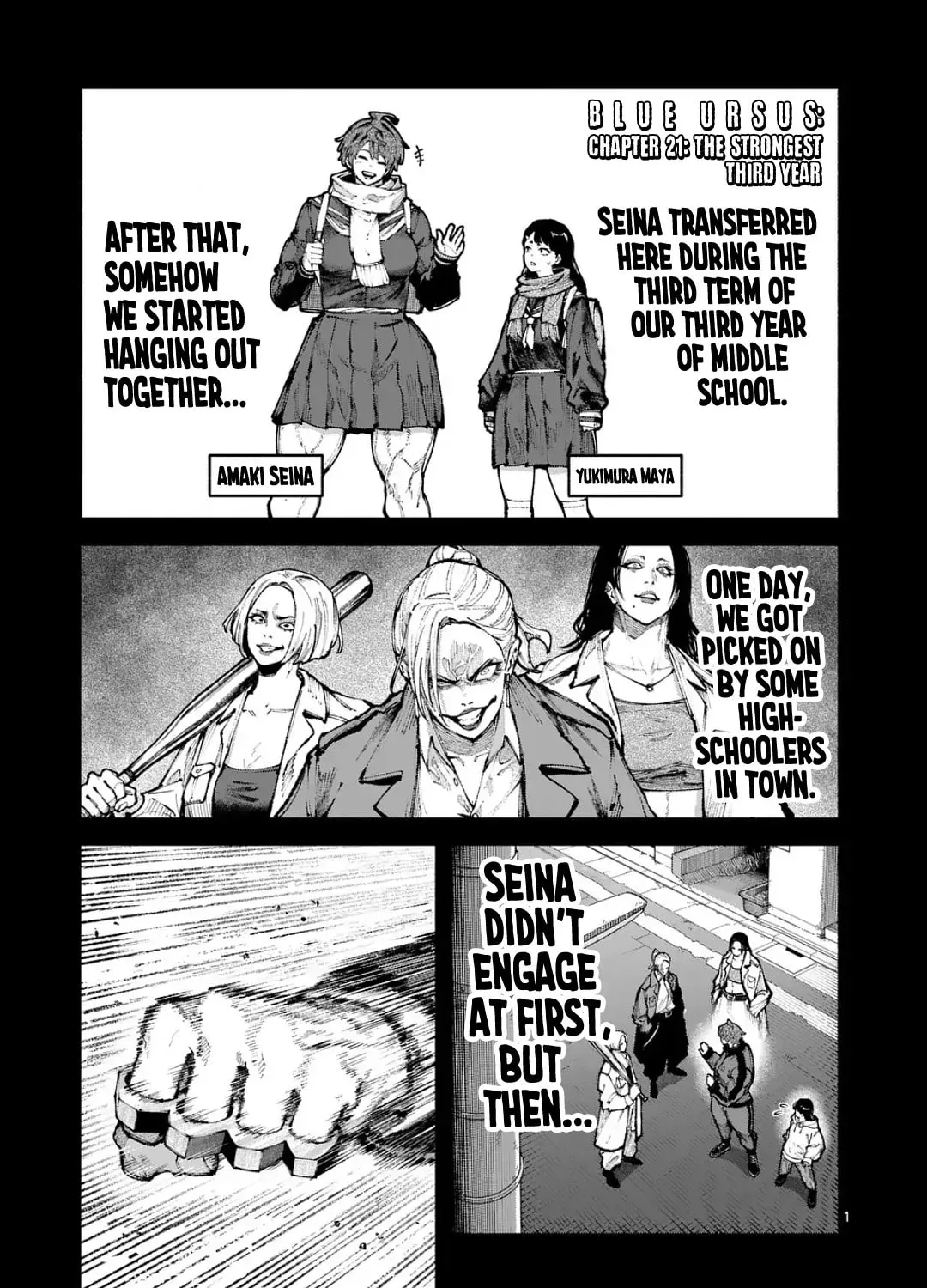 Blue Ursus - Chapter 21 - Page 1