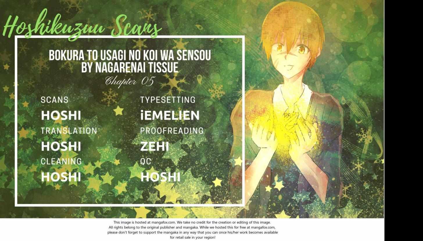 Bokura To Usagi No Koi Wa Sensou - Vol.1  Chapter 5 - Page 1