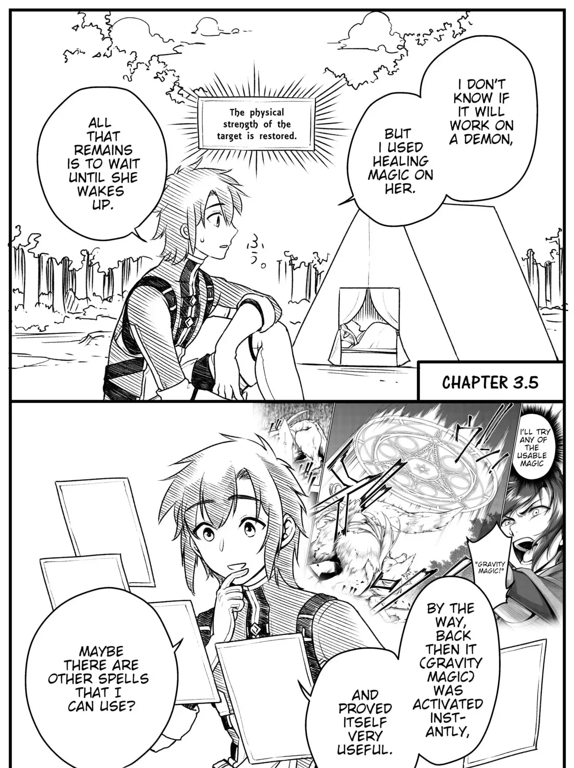 Chillin’ in Another World with Level 2 Super Cheat Powers - Chapter 3.5 - Page 1