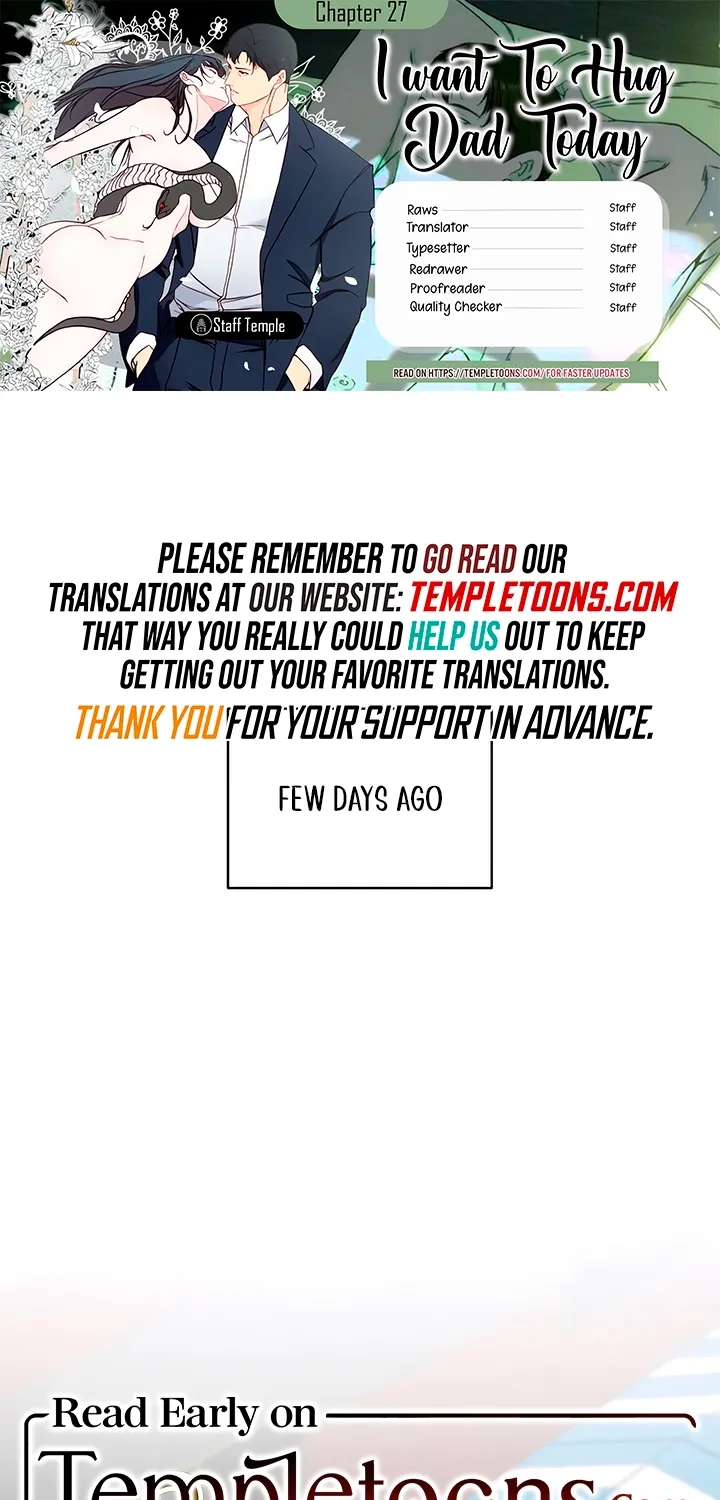 Dad Wants to Hold Me Again Today - Chapter 27 - Page 1