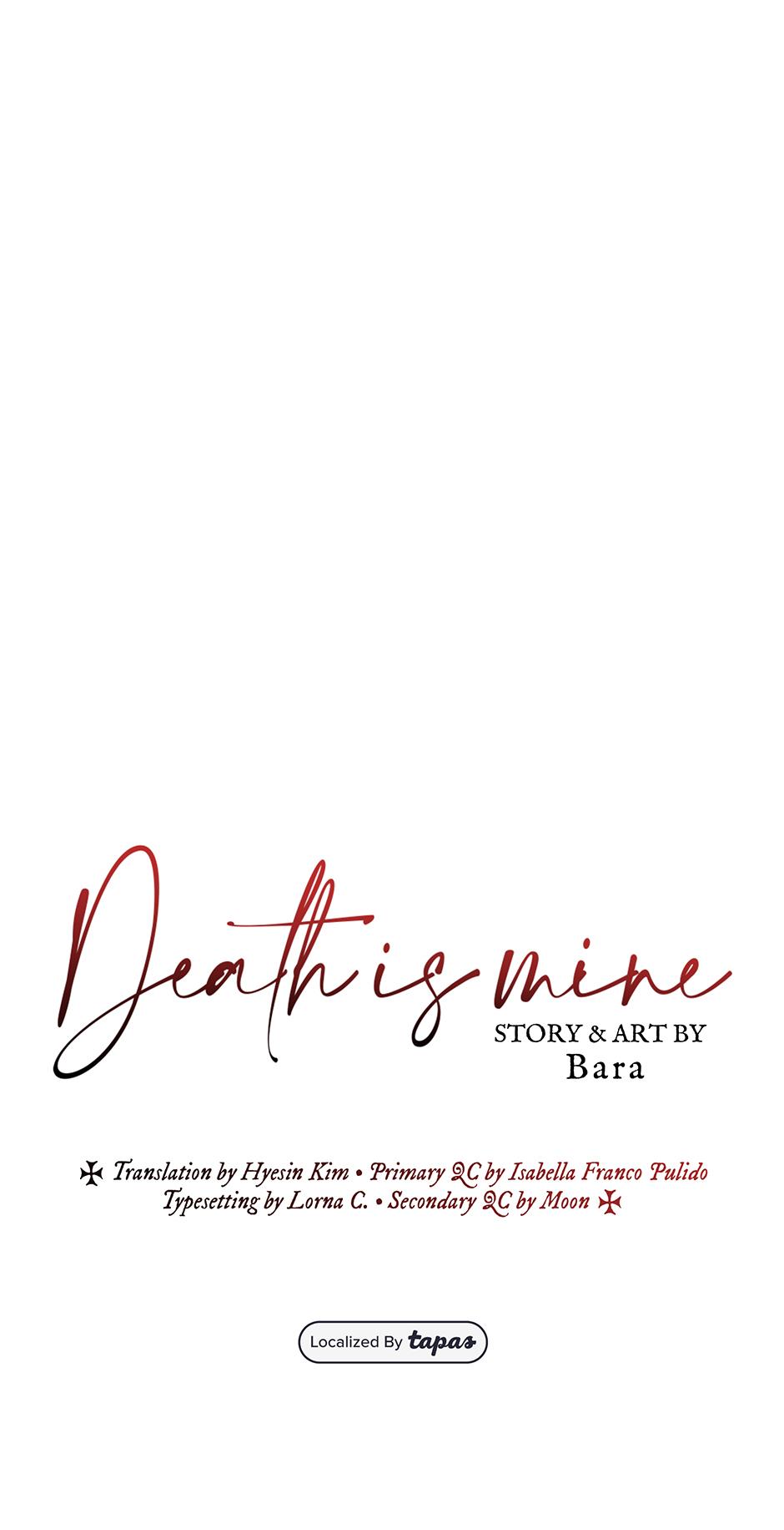 Death Is Mine - Chapter 50 - Page 1