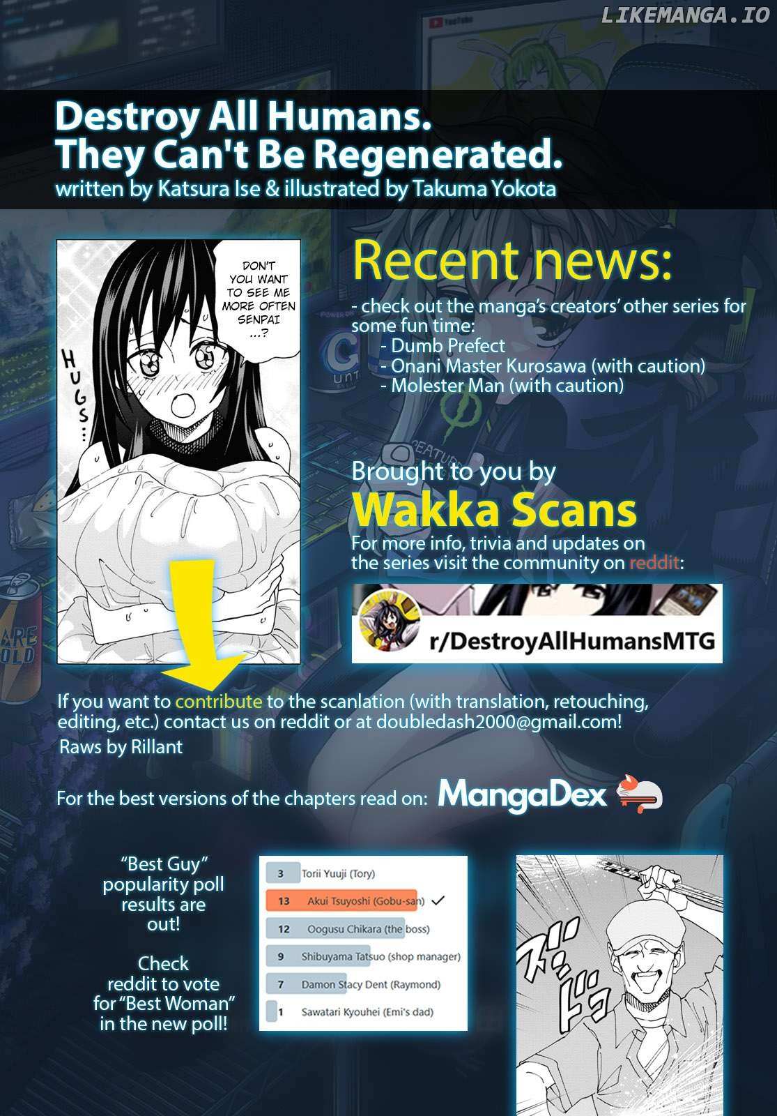 Destroy All Of Humanity. It Can't Be Regenerated. - Chapter 58 - Page 1