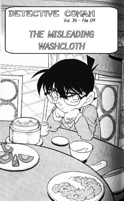 Detective Conan - Chapter 348 : The Misleading Washcloth - Page 1