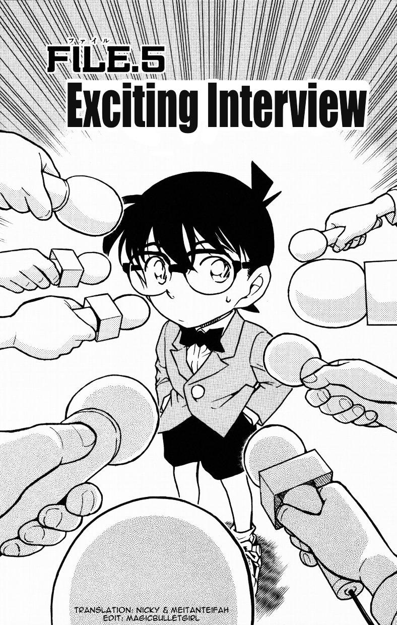 Detective Conan - Chapter 515 : Exciting Interview - Page 1