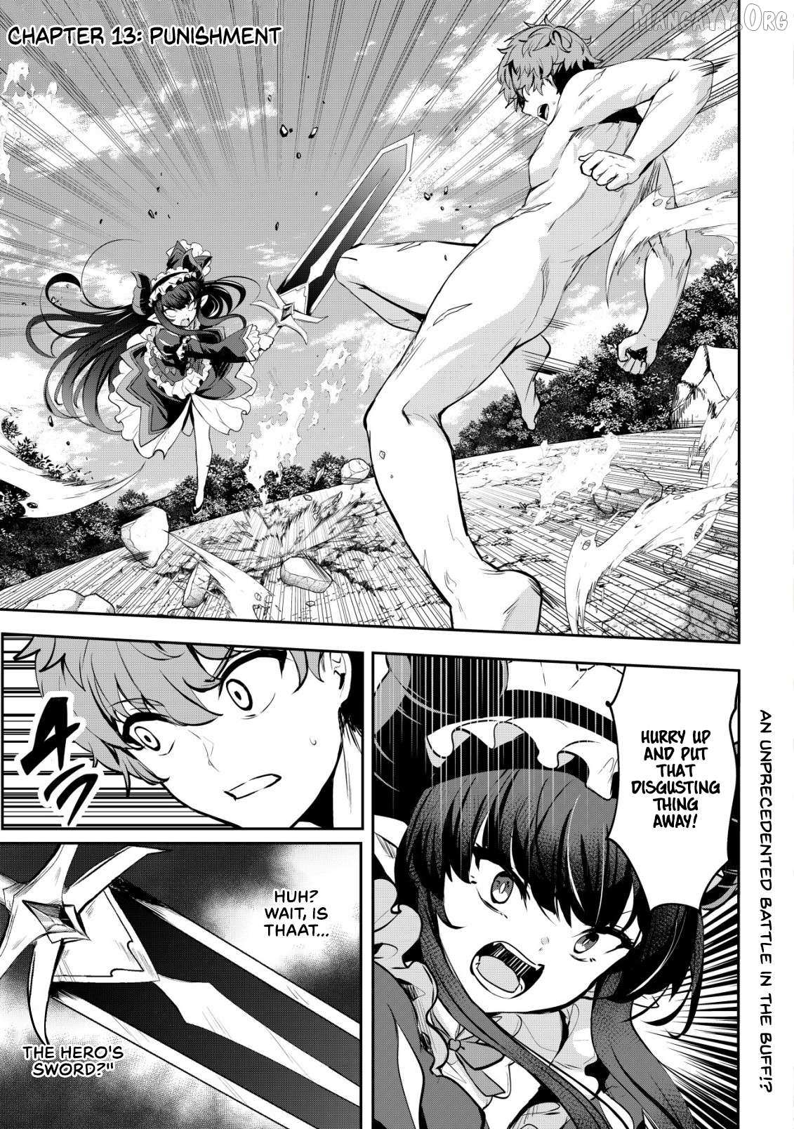 Dore dake Doryoku Shite mo Mannen Level 0 no Ore wa Tsuihou Sareta: Shin no Teki to Yobareta Shounen wa, Shachiku Megami to Deatte Saikyou no Chikara wo Te ni Ireru - Chapter 13 - Page 1