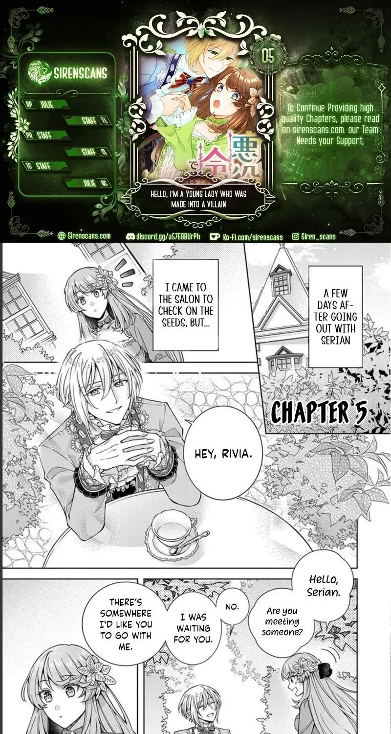 Doumo, Akuyaku ni Sareta Reijou desukeredo - Chapter 5 - Page 1