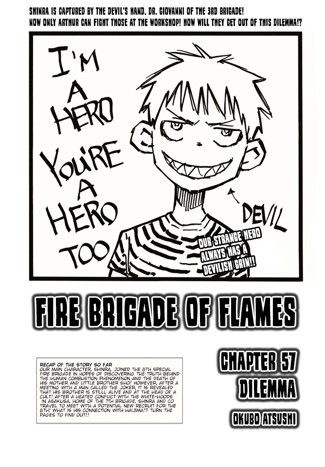 Enen No Shouboutai - Chapter 57 : Dilemma - Page 1