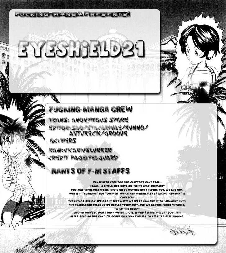 Eyeshield 21 - Chapter 119 : Shorty Vs Giant - Page 1