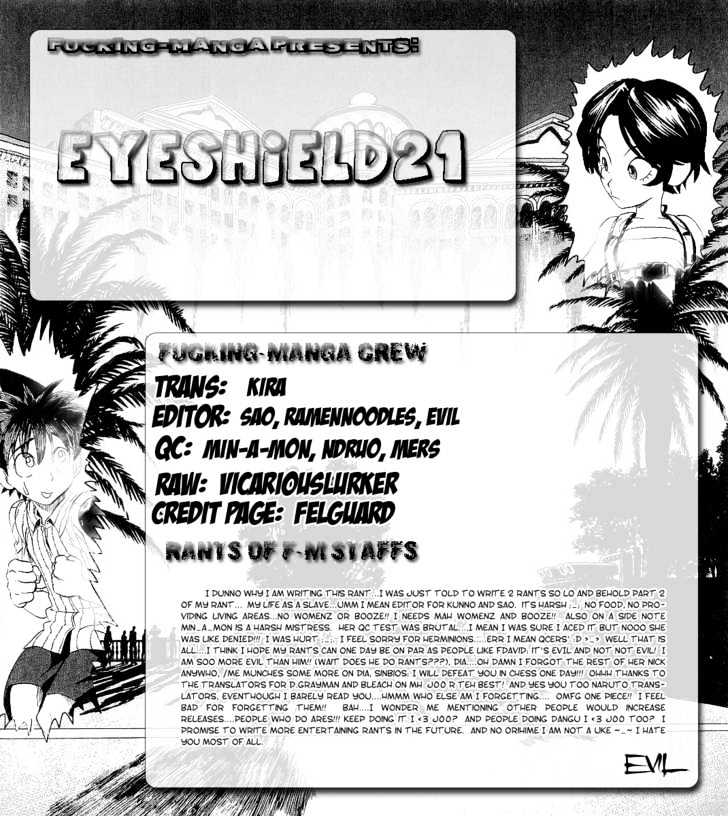 Eyeshield 21 - Chapter 156 : The Strongest Kick Team - Page 1