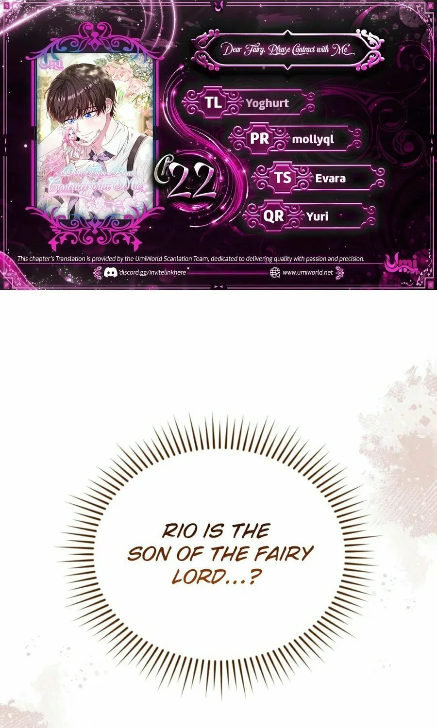 Fairy, Please Contract With Me - Chapter 22 - Page 1