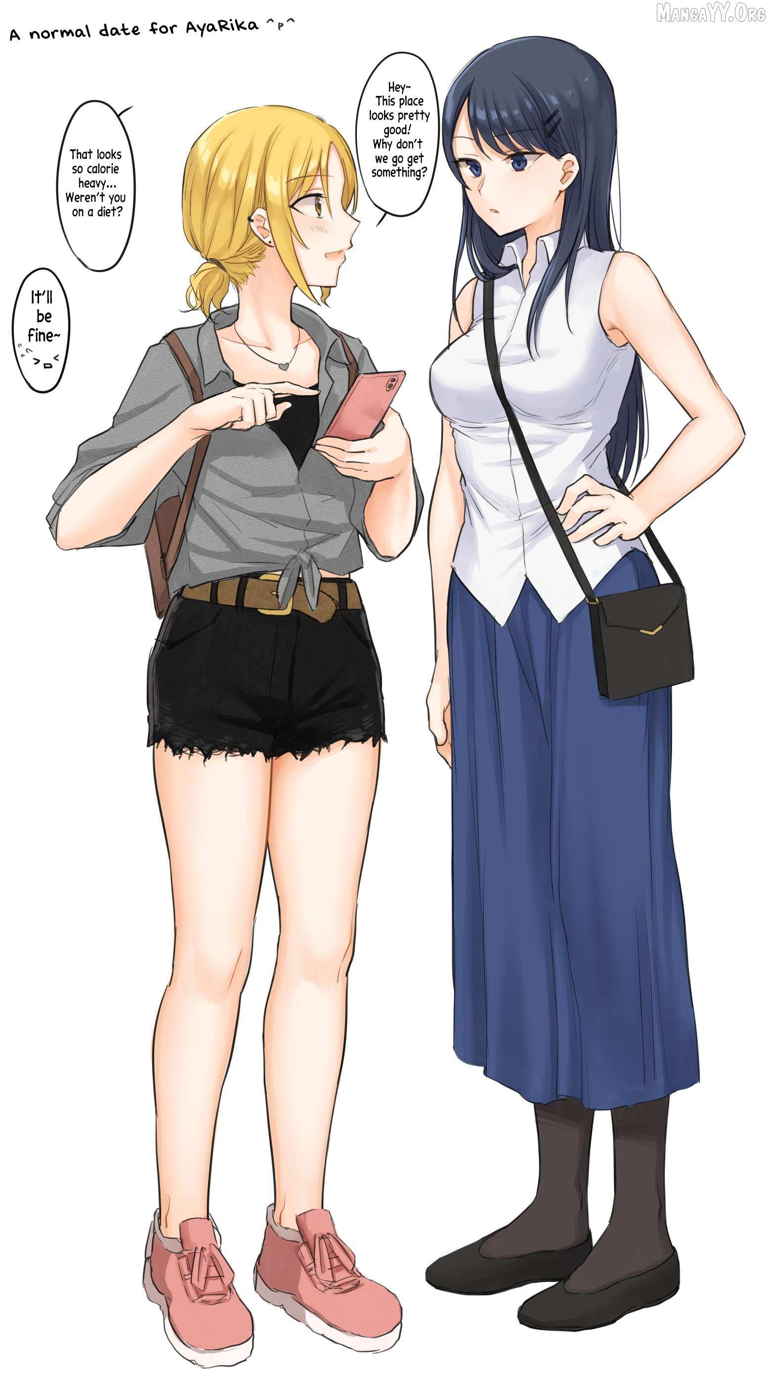 For Each Retweet, Two Straight Girls Who Don't Get Along Will Kiss for One Second - Chapter 16 - Page 1