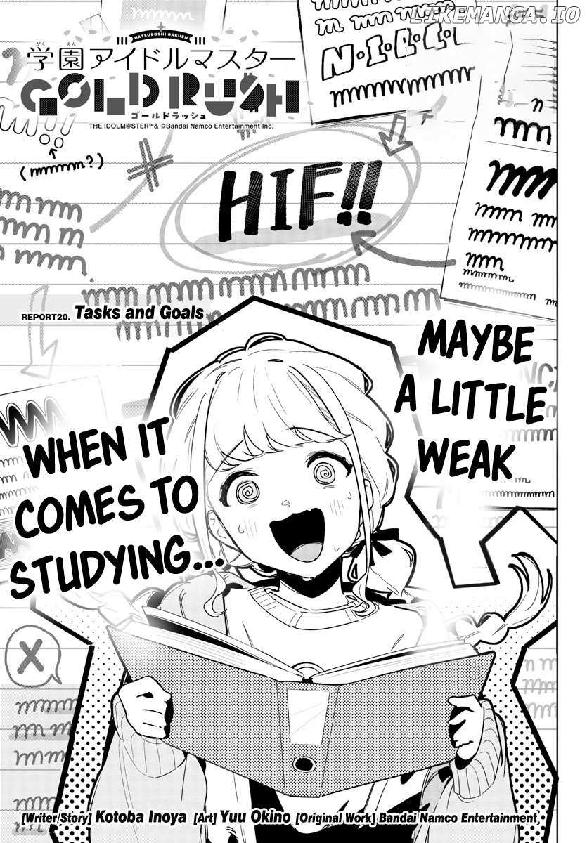 Gakuen Idolm@ster Gold Rush - Chapter 20 - Page 1