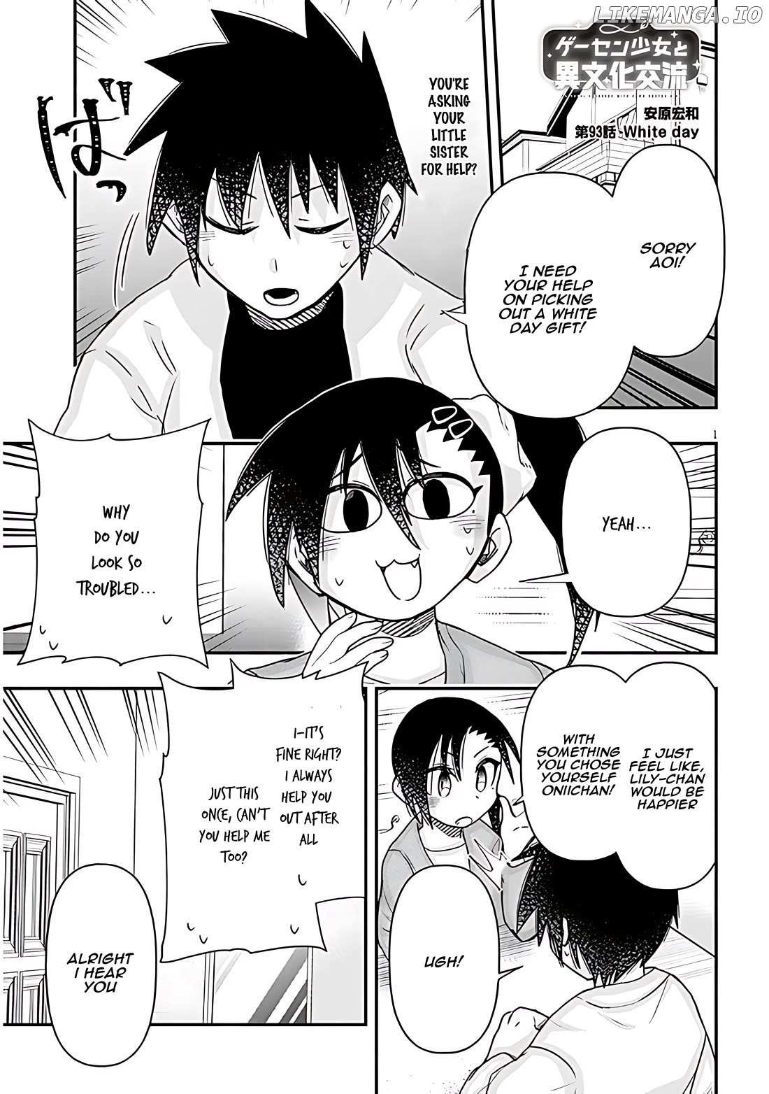 Gessen Shoujo to Ibunka Kouryuu - Chapter 93 - Page 1