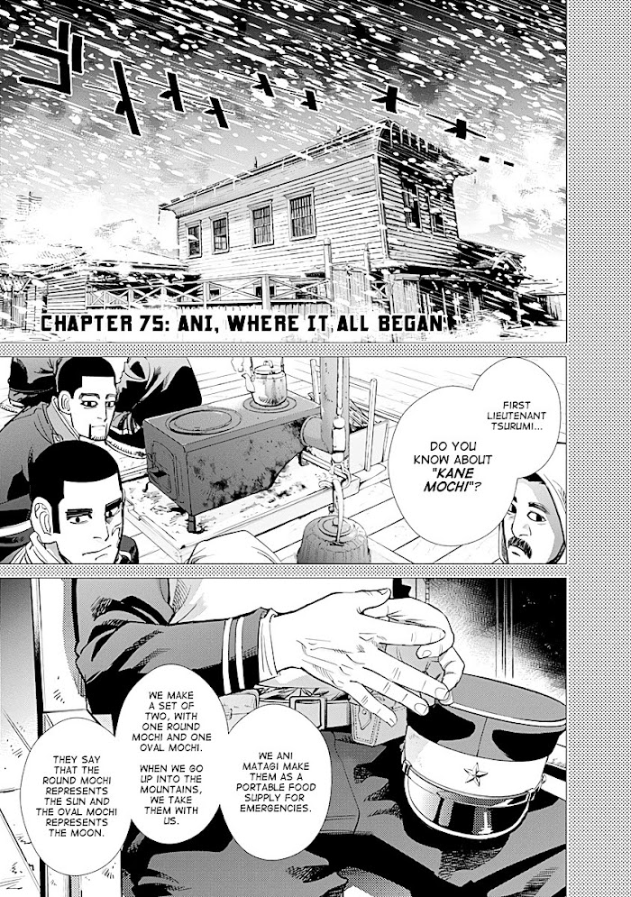 Golden Kamuy - Vol.8 chapter 75 : ani, where it all beg.. - Page 1