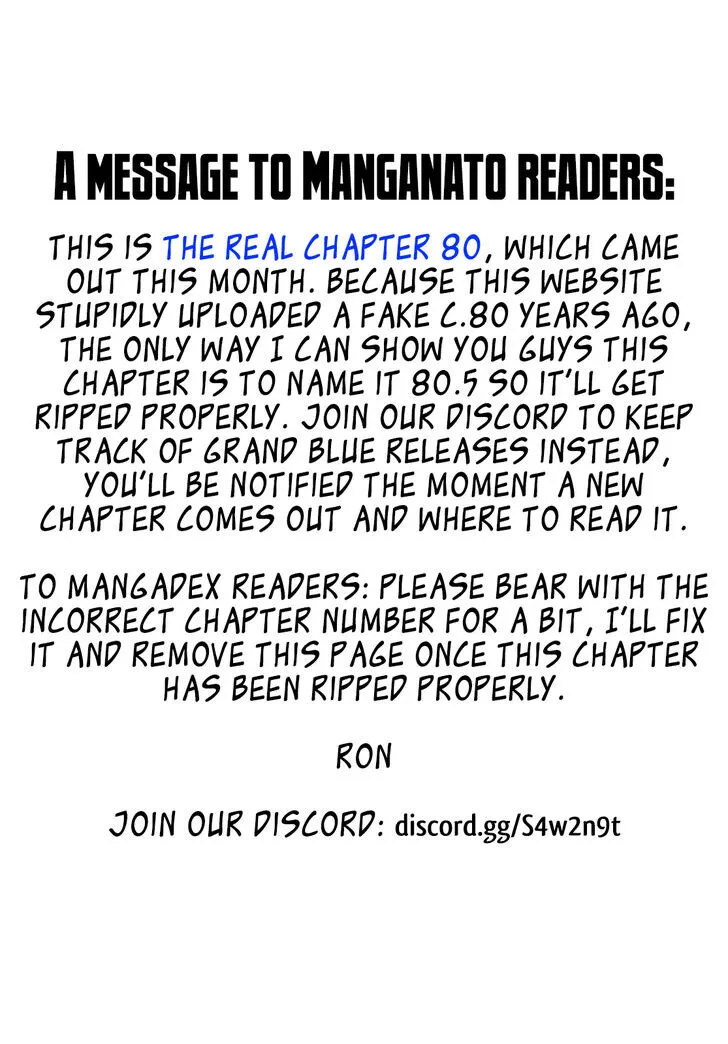 Grand Blue Dreaming - Chapter 80.5 - Page 1