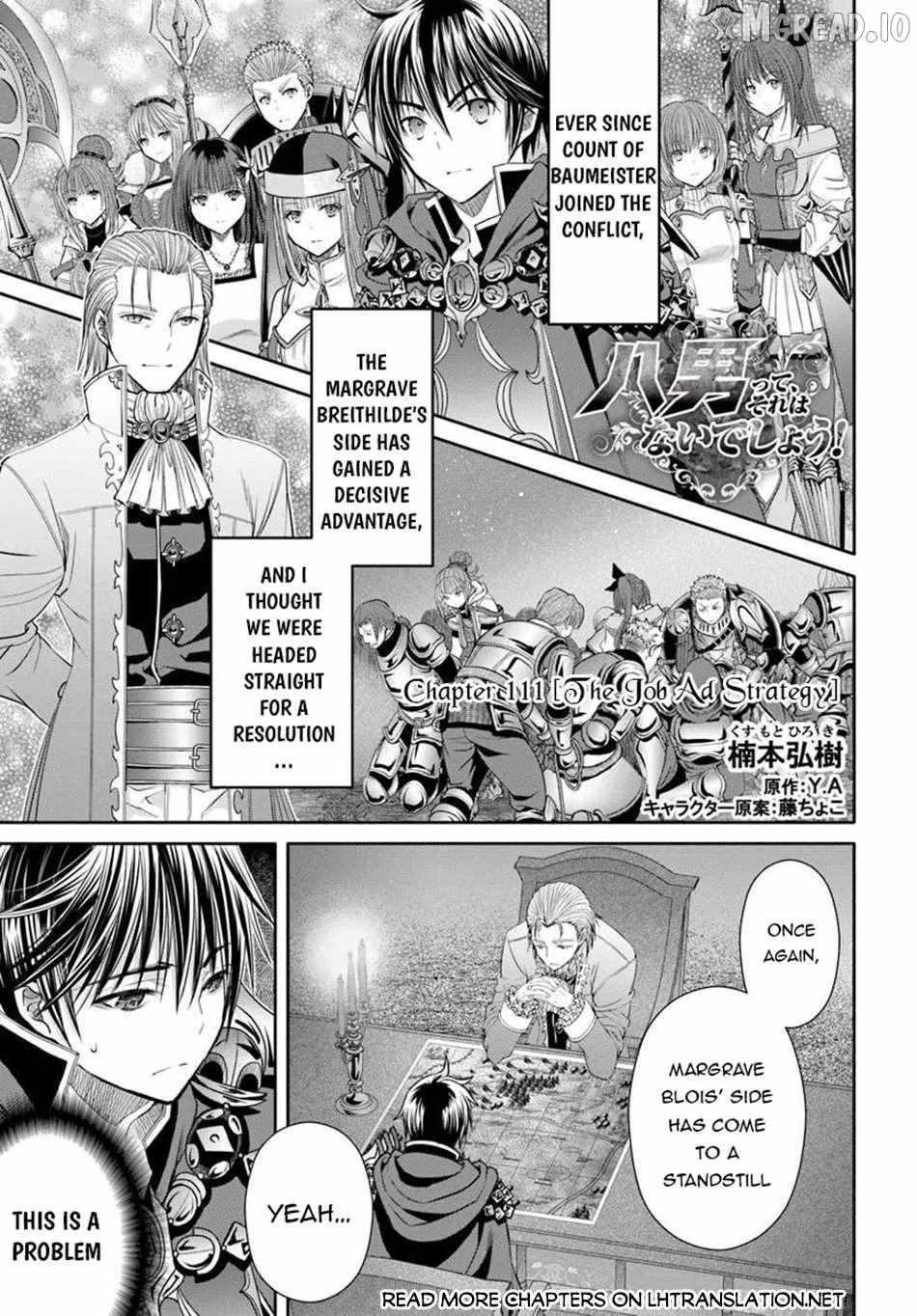 Hachinan Tte, Sore Wa Nai Deshou! - Chapter 111 - Page 1