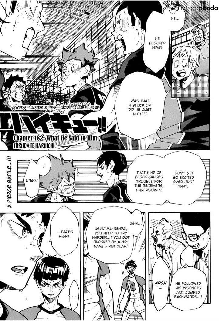 Haikyuu!! - Chapter 182 - Page 1