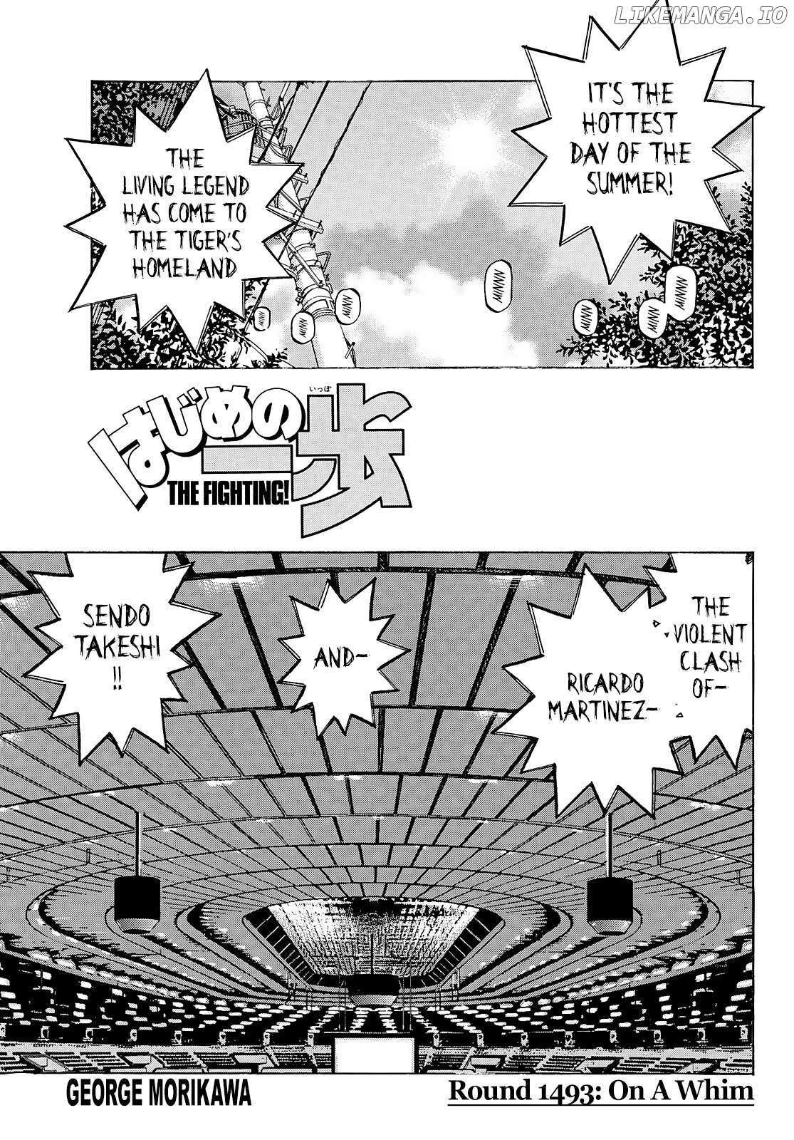 Hajime no Ippo - Chapter 1493 - Page 1