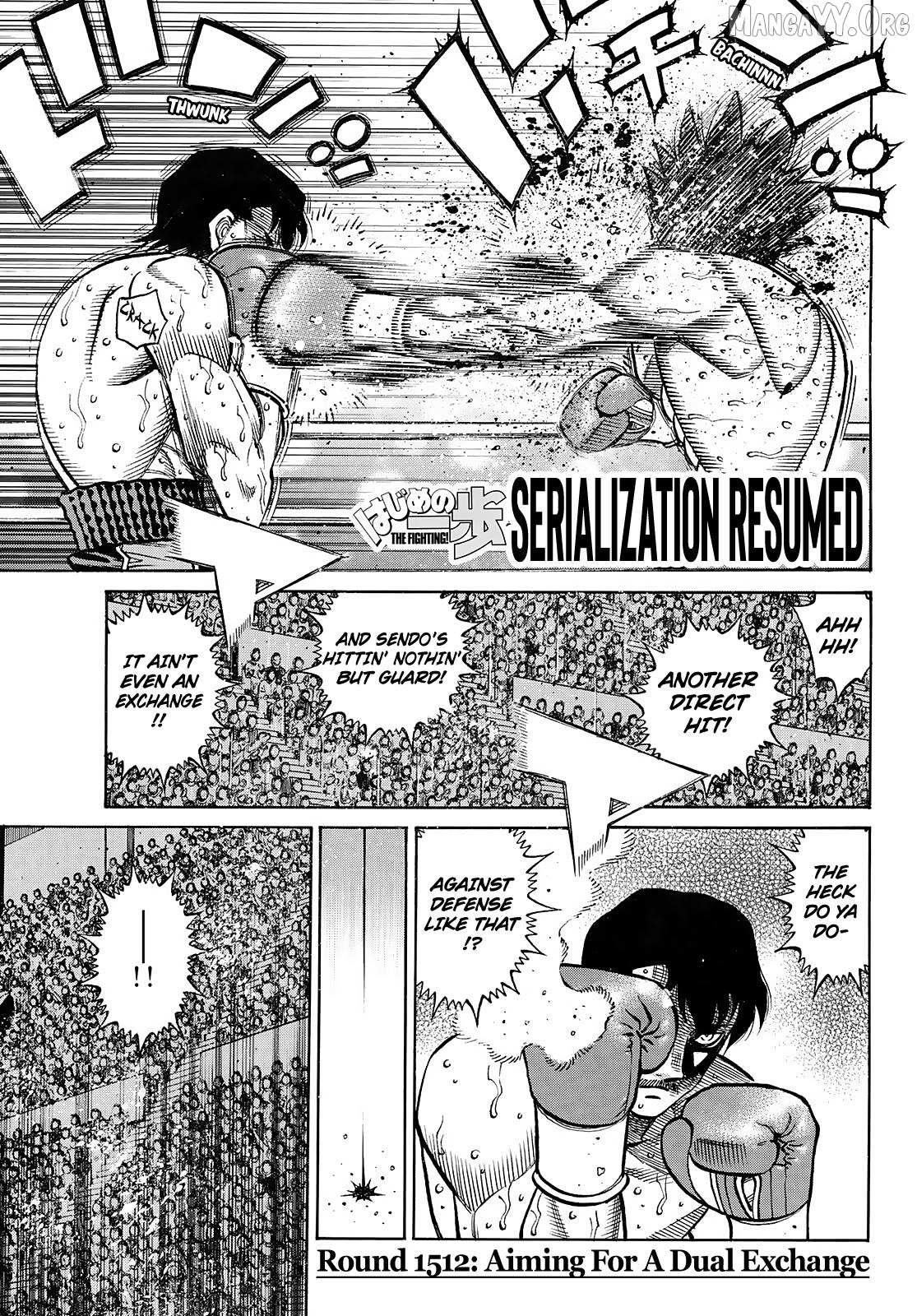 Hajime no Ippo - Chapter 1512 - Page 1