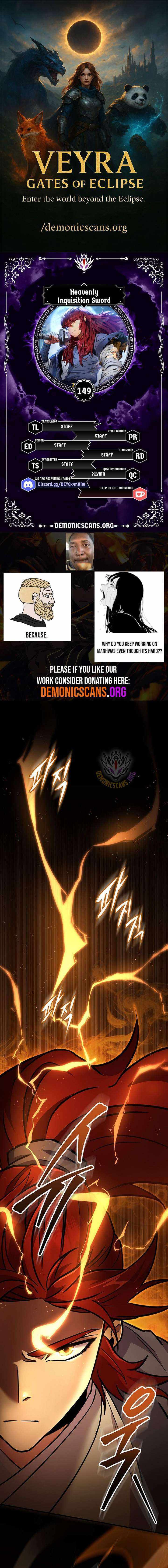 Heavenly Inquisition Sword (Nine Heavens Swordmaster) - Chapter 149 - Page 1