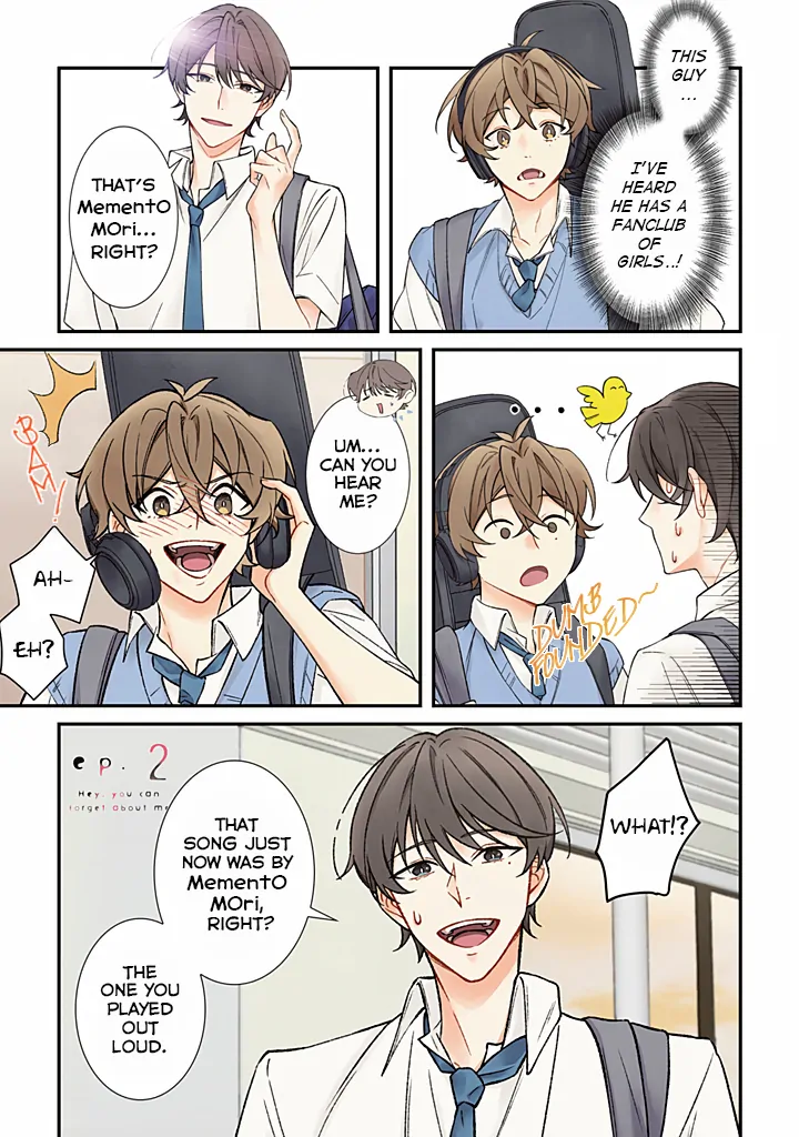 Hey, you can forget about me - Chapter 2 - Page 1