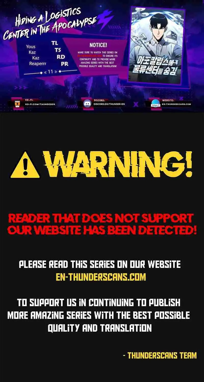 Hiding a Warehouse in the Apocalypse - Chapter 11 - Page 1