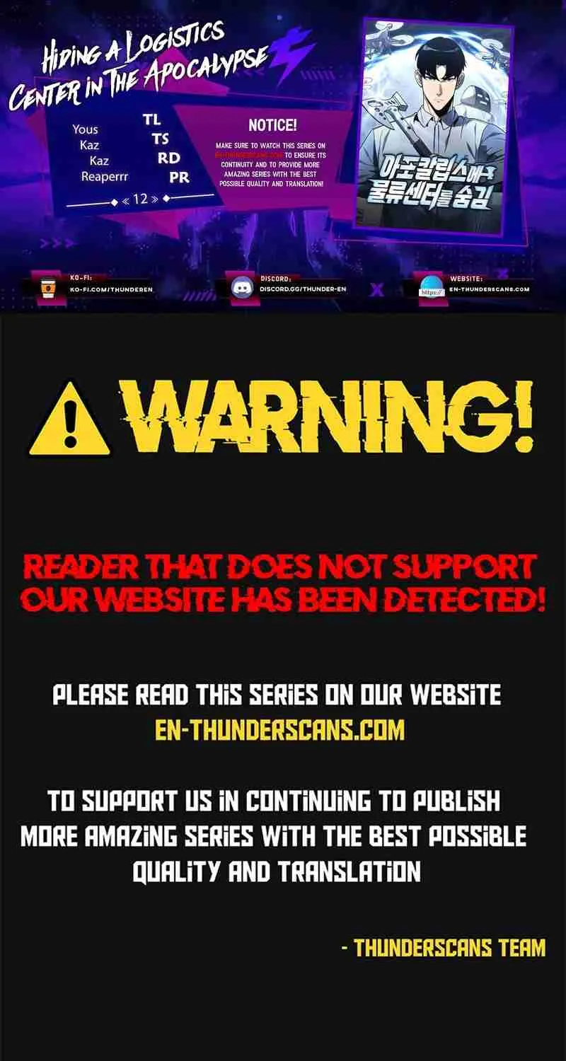 Hiding a Warehouse in the Apocalypse - Chapter 12 - Page 1