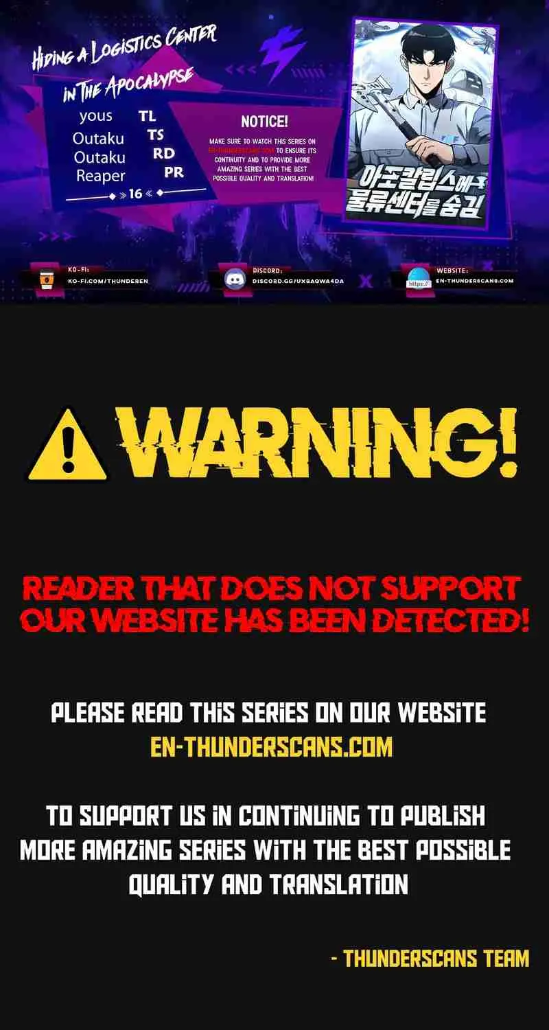 Hiding a Warehouse in the Apocalypse - Chapter 16 - Page 1