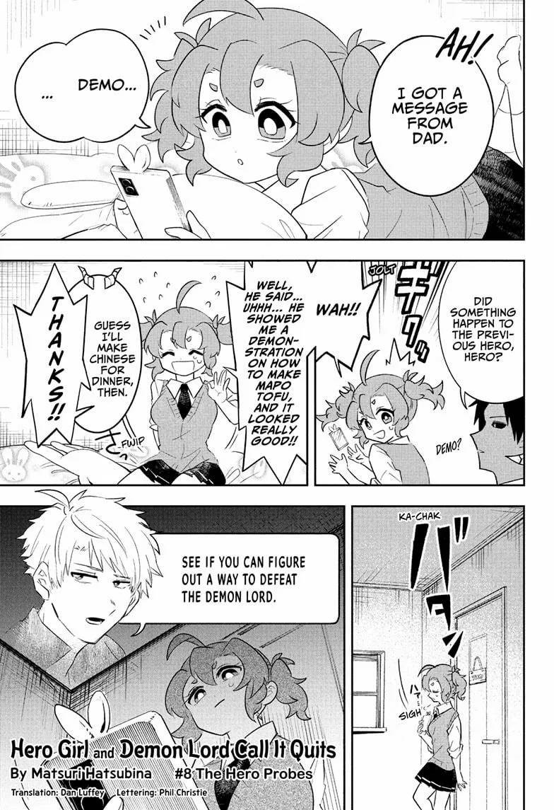 High School Heroine and the Deadbeat Dark Lord - Chapter 8 - Page 1