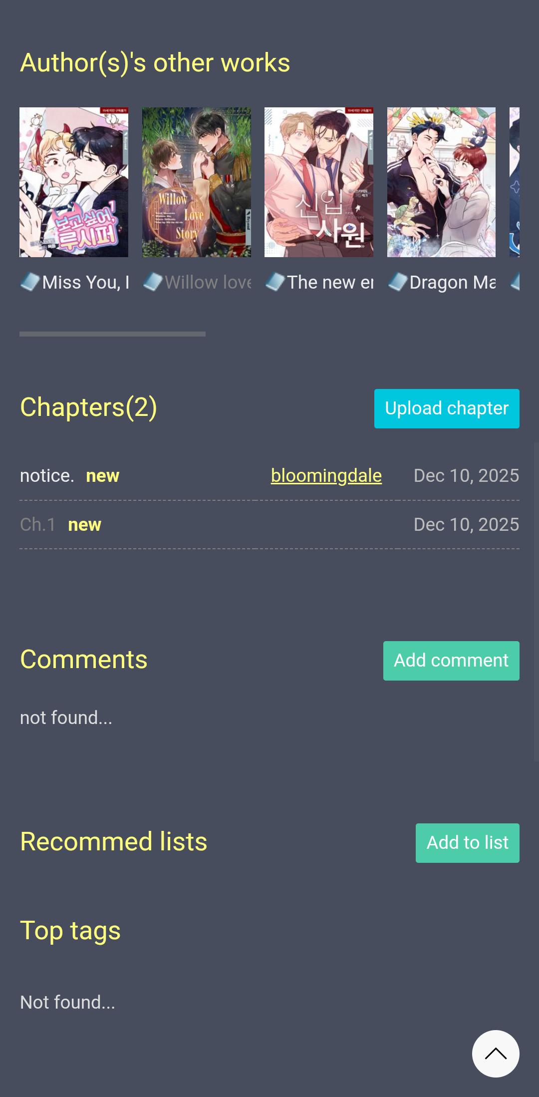 High School Salty Heart - Notice. - Page 1