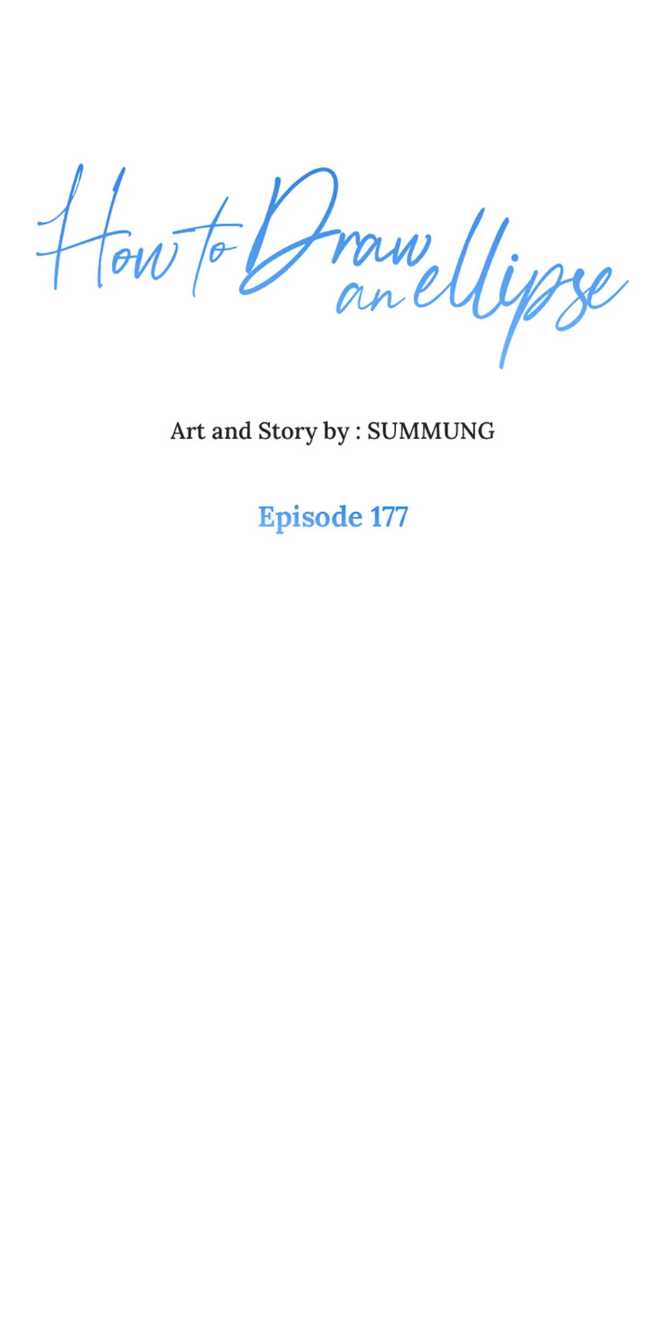 How to Draw an Ellipse - Chapter 177 - Page 1