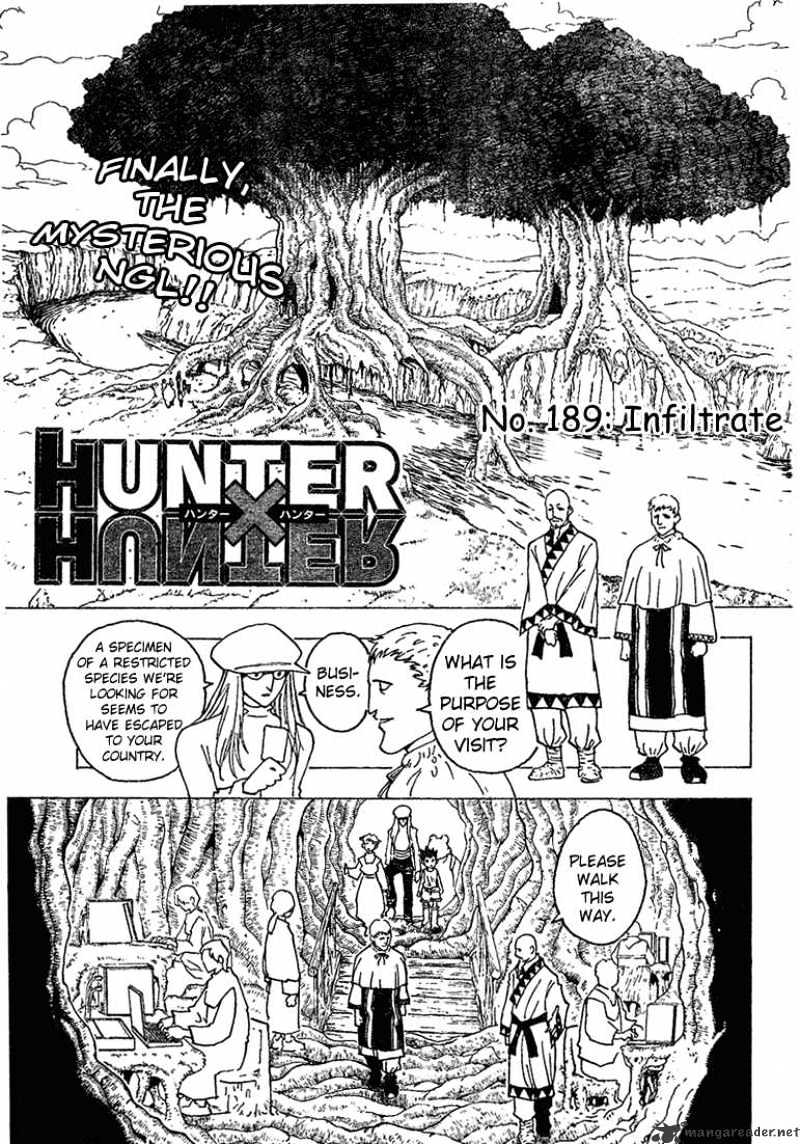 Hunter X Hunter - Chapter 189 : Infiltrate - Page 1