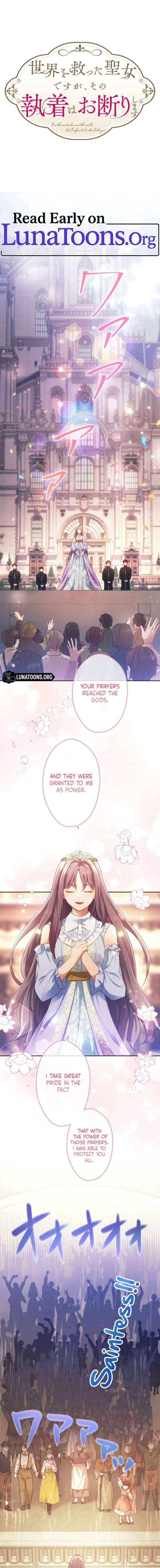 I Am The Saintess Who Saved The World, But I Refuse To Be Attached To You - Chapter 27 - Page 1