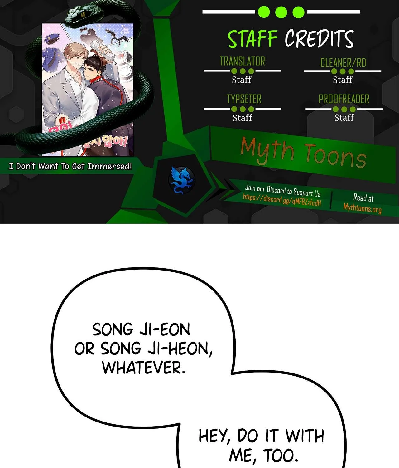 I Don't Want To Get Immersed! - Chapter 4 - Page 1